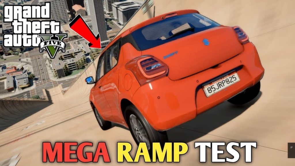 1645528457 maxresdefault Maruti Suzuki Swift Mega Ramp Test in GTA5 | Indian Cars Mod Ramp Testing In GTA 5 By G5 INDiA yt