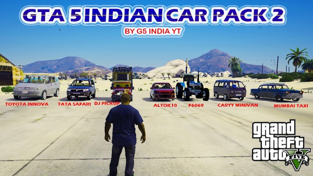 1645530619 maxresdefault GTA 5 : Indian Cars Pack 2 | Innova | Altok10 | Safari | Mumbai Taxi | D.J Pickup | Farmtrac 6069