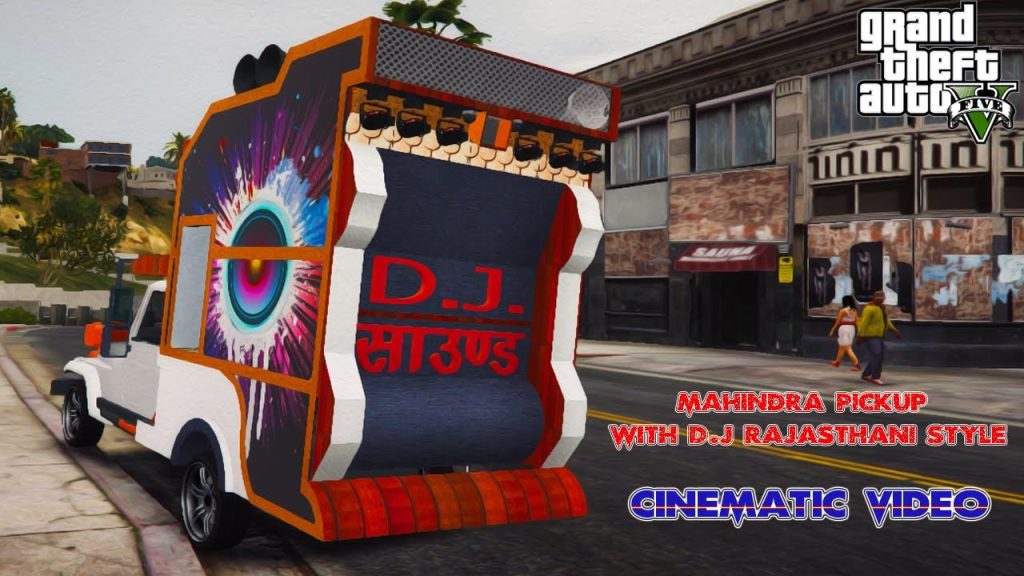 1645530971 maxresdefault GTA 5 : Mahindra Pickup With D.J Rajasthani Style| Best GTA 5 Free Mods | GTA V Cinematic Video