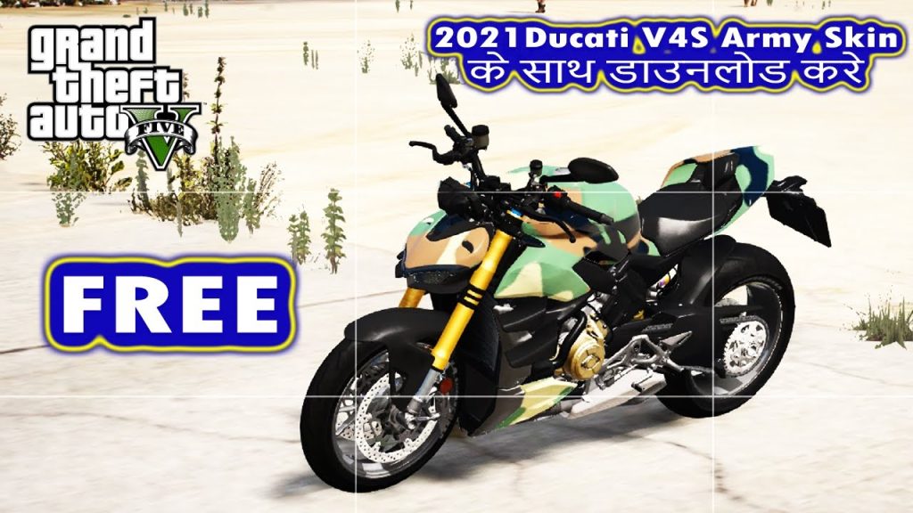 1645532192 maxresdefault GTA5 : How To Download/Install 2021Ducati V4S With Army Skin Free | FREE INDIAN CAR MODS | 2020