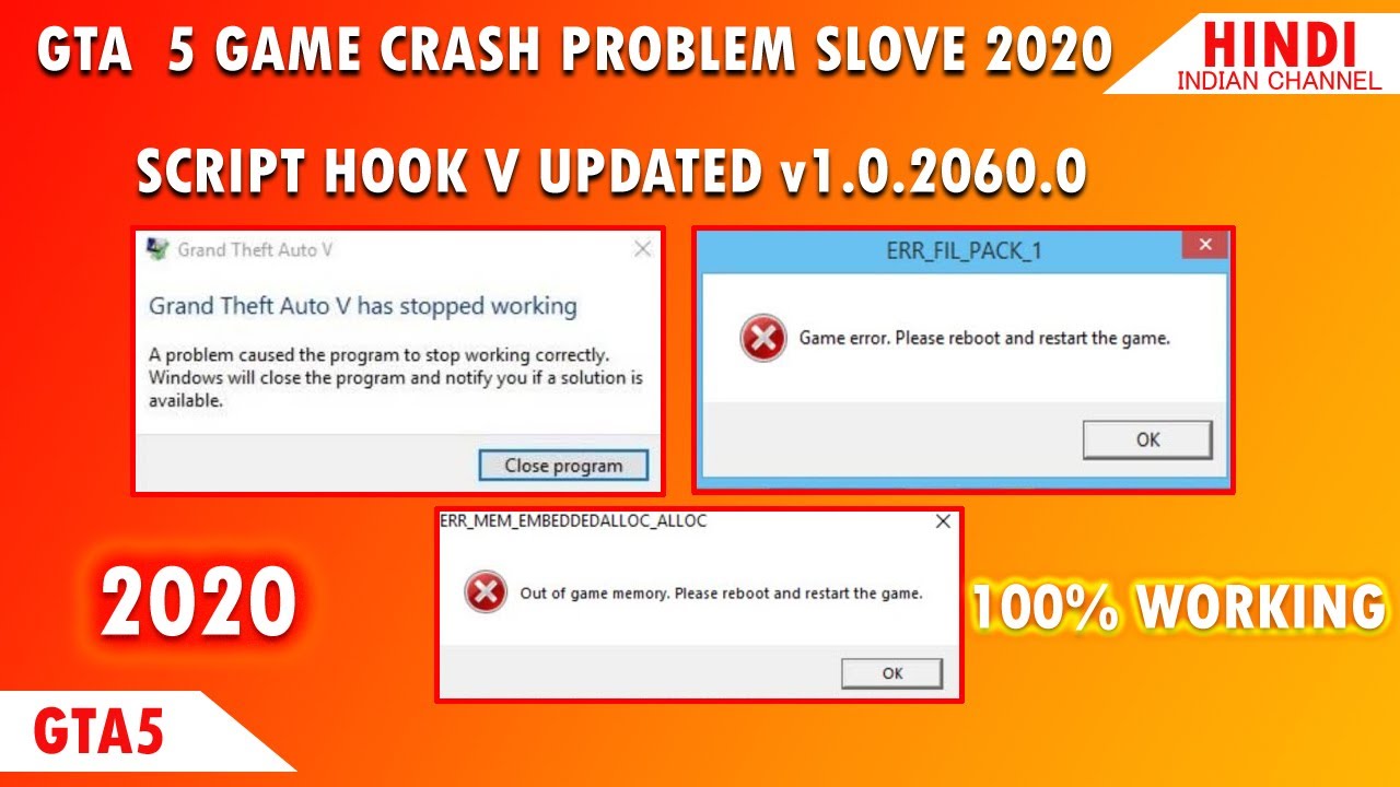 Fixed gta 5 game crashing problem after update script hook v latest
