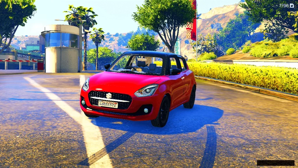 Maruti Suzuki Swift 2021 Mod For GTA 5