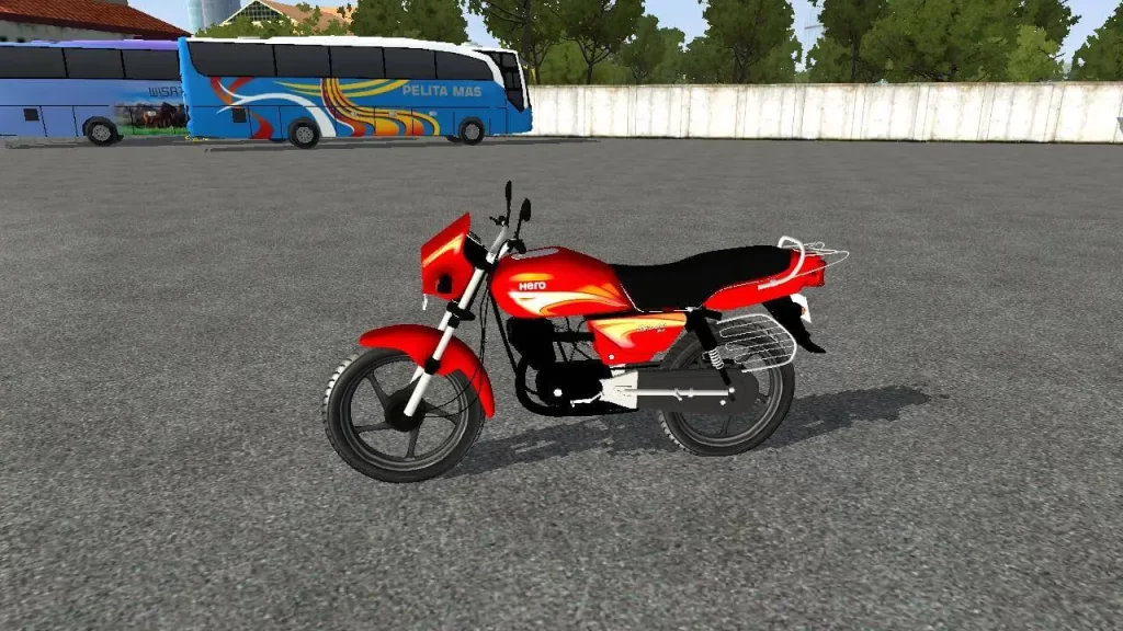 Hero Splendor Plus Mod For Bus Simulator Indonesia