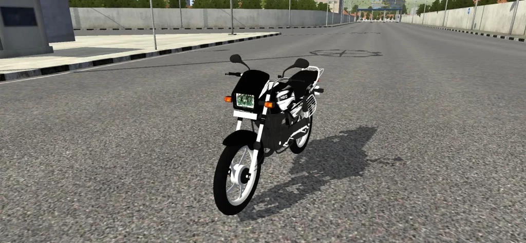 Hero Splendor Black Livery Mod For Bussid