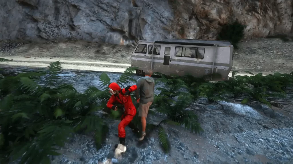 Free Fire Red Criminal Free GTA5 Ped