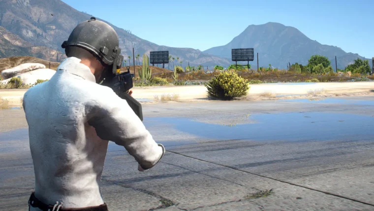 Player PUBG Add-On Ped