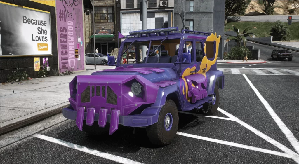 PUBG UAZ GTA V Free Mod 