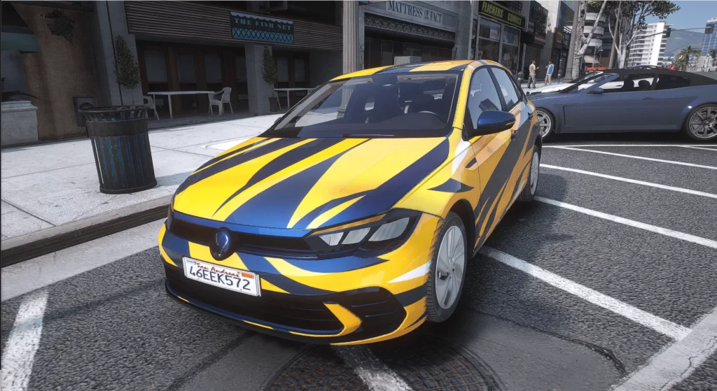 Volkswagen Polo 2023 GTA5 Mod With Free Custom Livery 13 Volkswagen Polo 2023 GTA5 Mod With Free Custom Livery