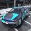 Volkswagen Polo 2023 GTA5 Mod With Original interior