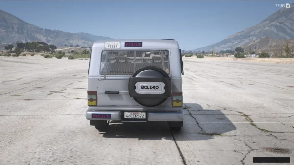 Mahindra Bolero Police Version