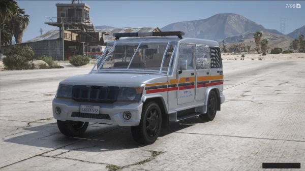Mahindra Bolero Police Version