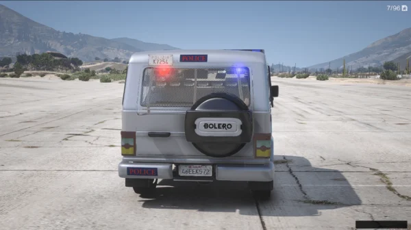 Mahindra Bolero Police Version