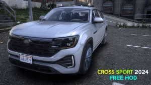 Volkswagen Atlas Cross Sport 2024 GTA 5 Mod Free