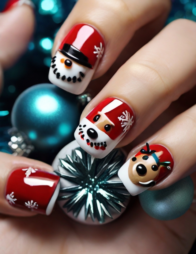 Christmas Nail Art Images Download