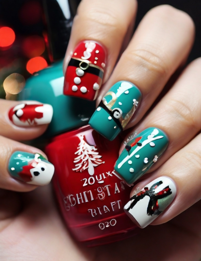 Christmas Nail Art Images Download