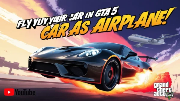 GTA V Flying Car Script – Fly Any Vehicle Like an Airplane