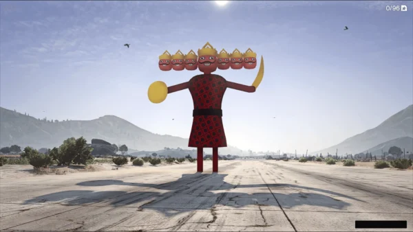 GTA 5 Dussehra Special Ravan Prop