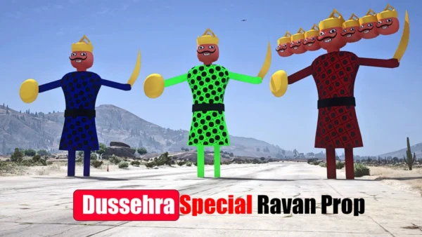 GTA 5 Dussehra Special Ravan Prop