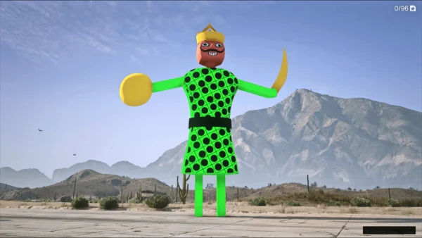 GTA 5 Dussehra Special Ravan Prop