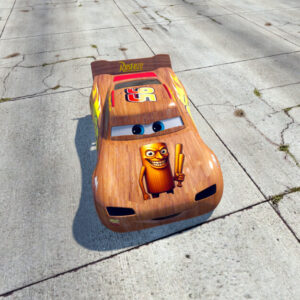GTA 5 McQueen TuntunTung Meme Car Mod