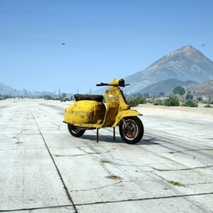 Old Chetak Scooter GTA 5 Addon Prop