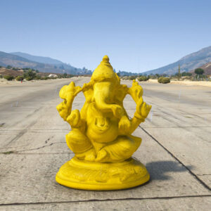 Golden Ganpati Ji Prop