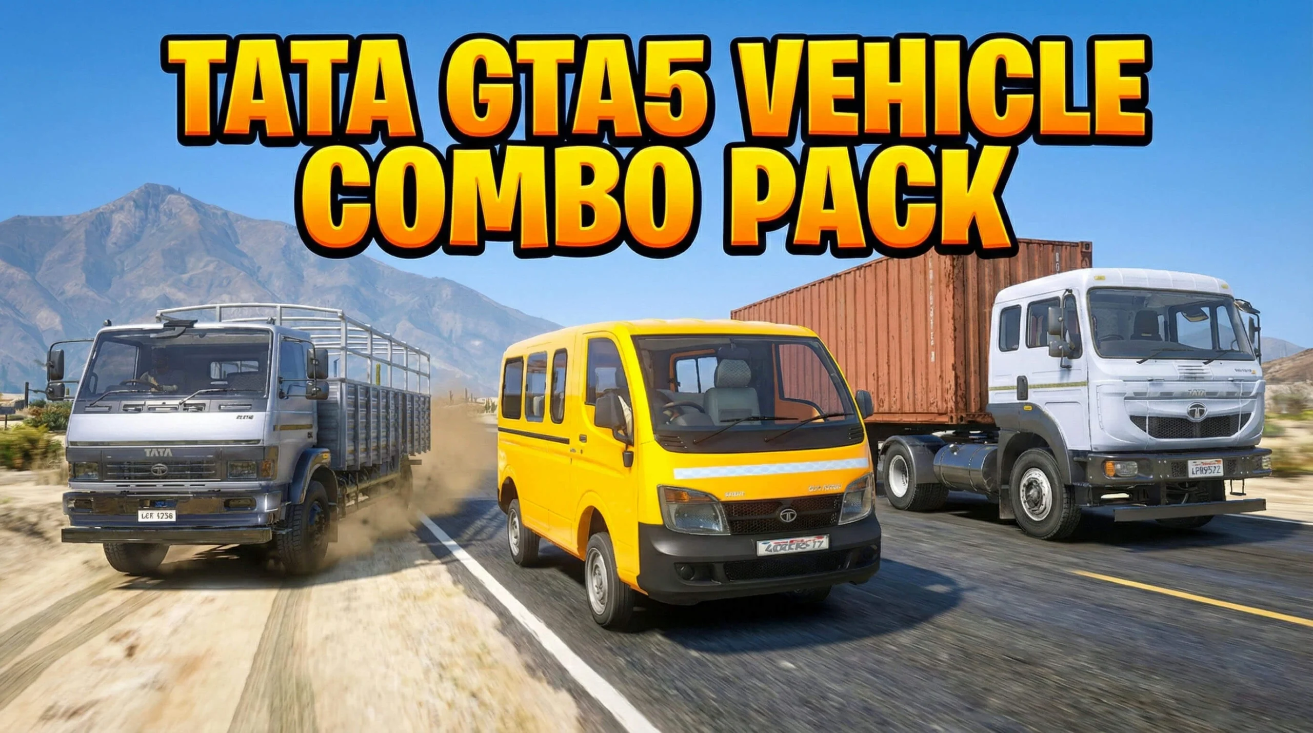 GTA 5 Tata Vehicle Combo Pack | Premium Indian Cars Mod Collection 1 GTA 5 Tata Vehicle Combo Pack