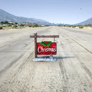 GTA 5 Christmas Billboard Addon Prop