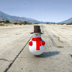 Snowman GTA 5 Addon Prop