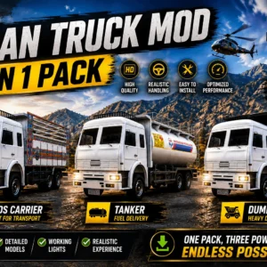 Home Page 1 GTA 5 Indian Truck Mod 3 IN 1 Pack - Carrier Tanker Dump Truck